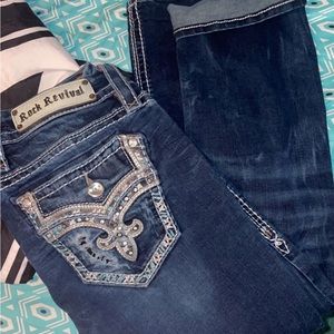 Rock Revival Capris -